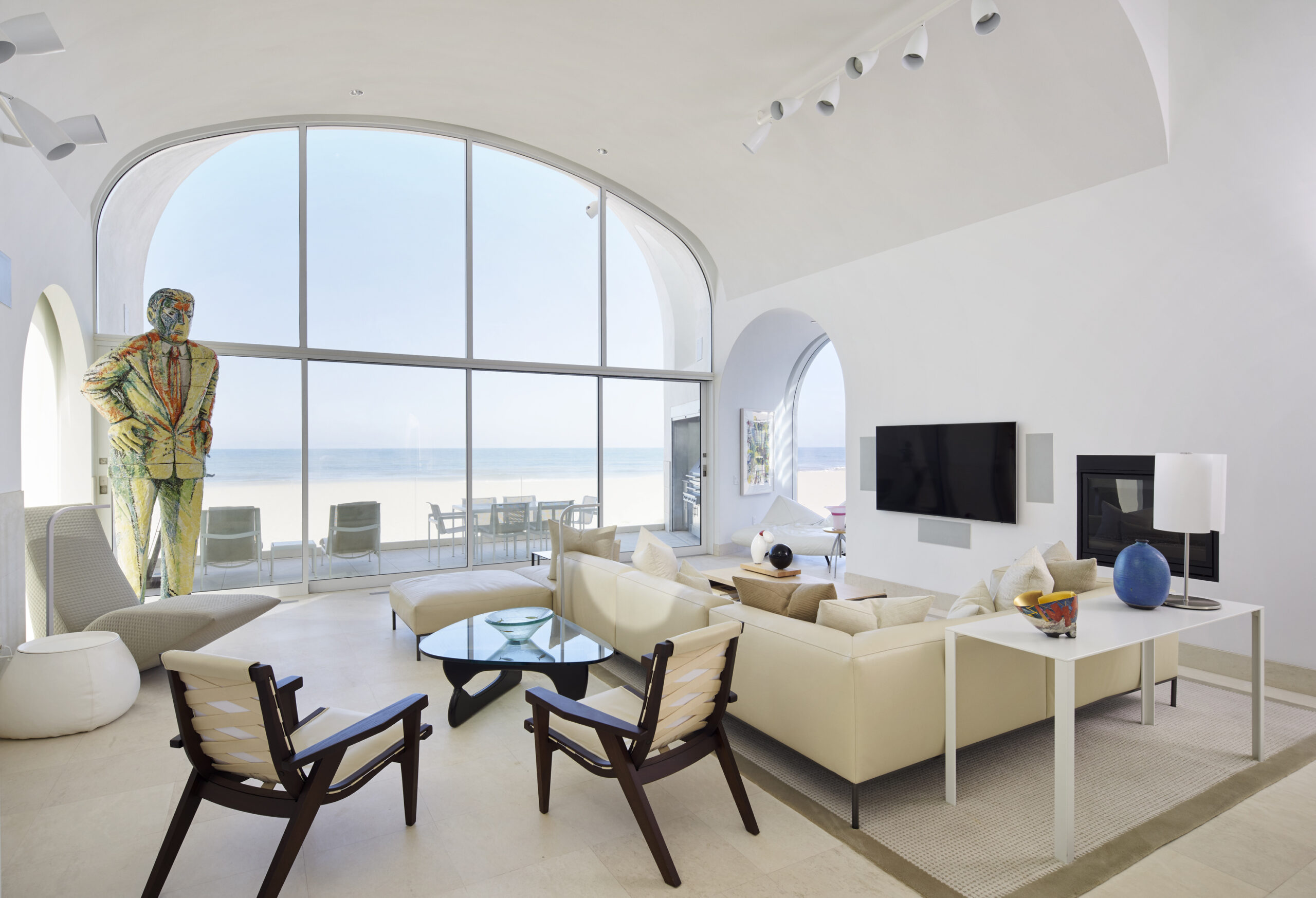 beach house living space